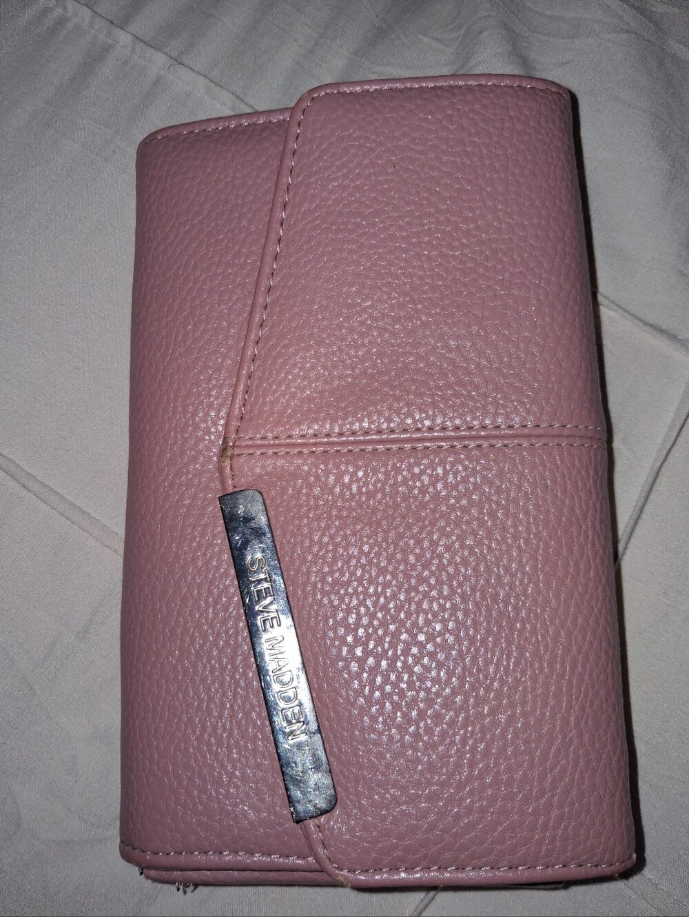 Rose Pink Leather Wallet By STEVE MADDEN